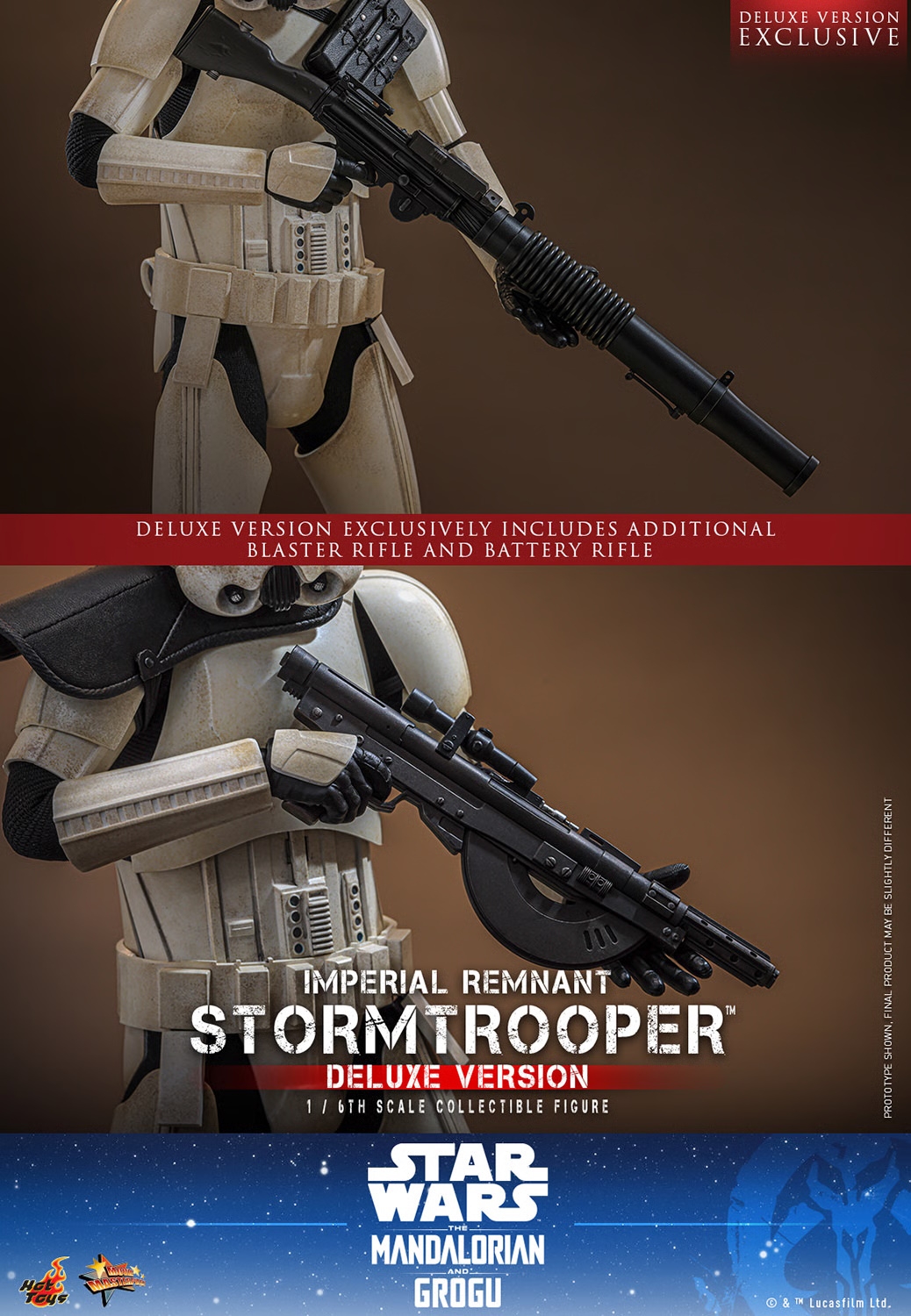 Imperial Remnant Stormtrooper Deluxe par Hot Toys - MMS837 - figurine 1/6 Star Wars: The Mandalorian and Grogu de 30 cm