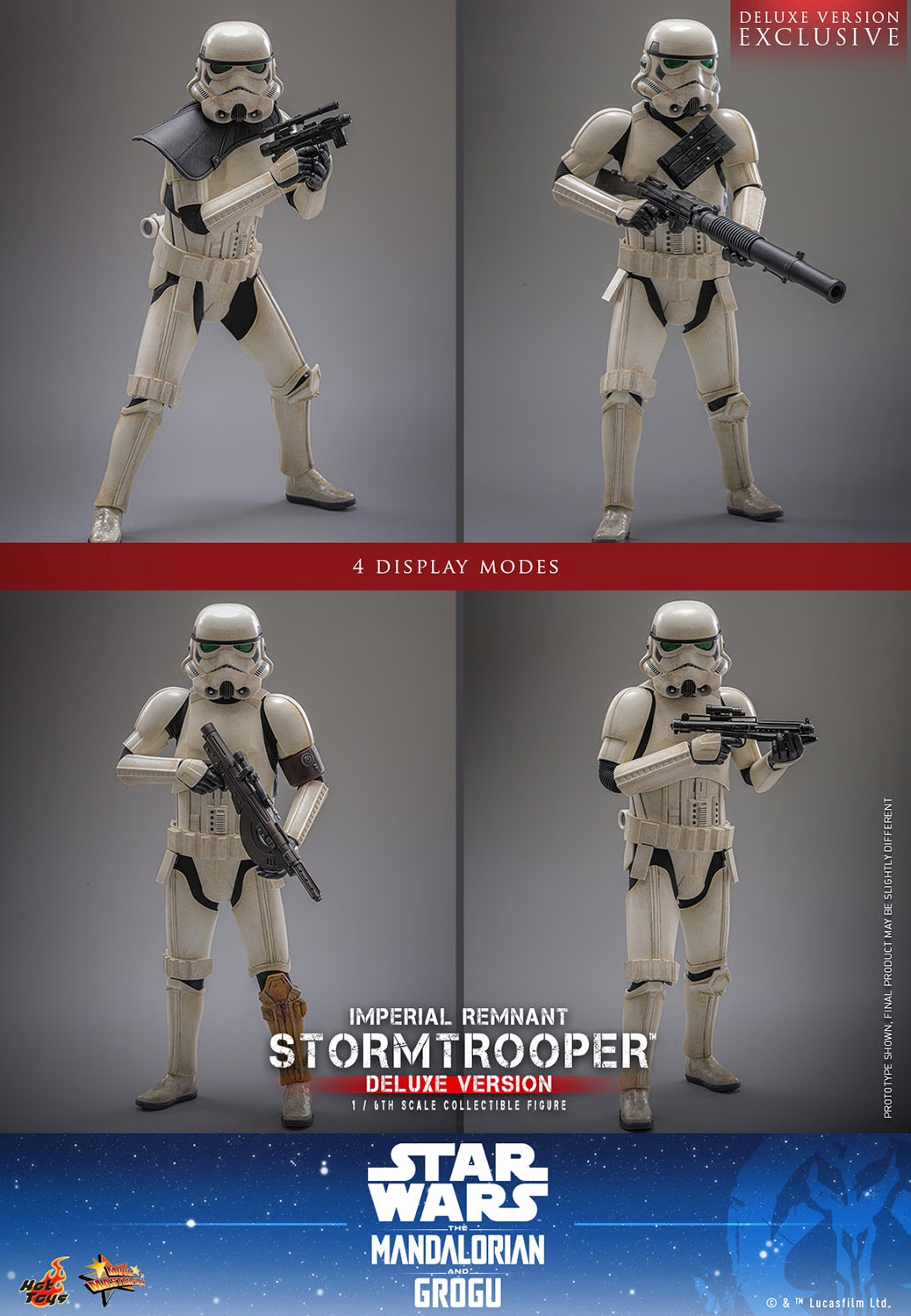 Imperial Remnant Stormtrooper Deluxe par Hot Toys - MMS837 - figurine 1/6 Star Wars: The Mandalorian and Grogu de 30 cm