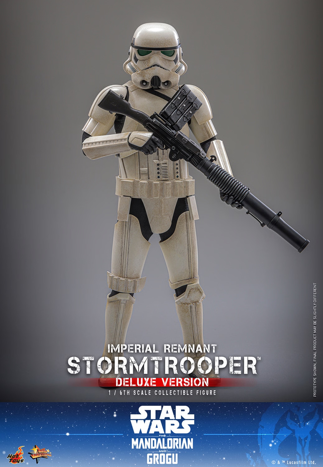 Imperial Remnant Stormtrooper Hot Toys Deluxe version - MMS837 - Star Wars: The Mandalorian and Grogu 1/6 schaal actiefiguur