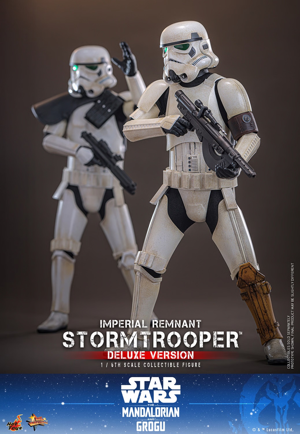Imperial Remnant Stormtrooper Hot Toys Deluxe version - MMS837 - Star Wars: The Mandalorian and Grogu 1/6 schaal actiefiguur
