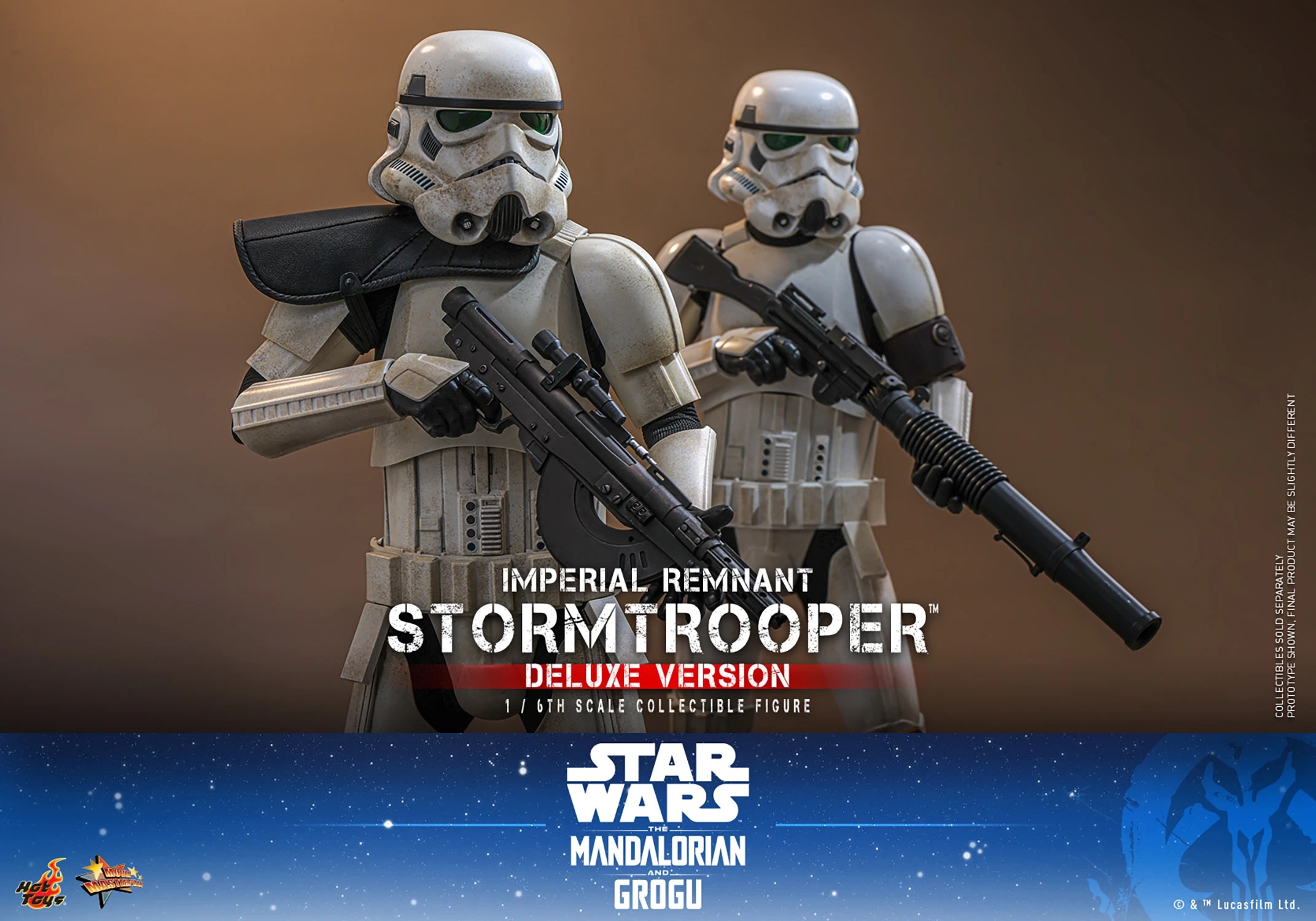 Imperial Remnant Stormtrooper Hot Toys Deluxe version - MMS837 - Star Wars: The Mandalorian and Grogu 1/6 Maßstab Actionfigur