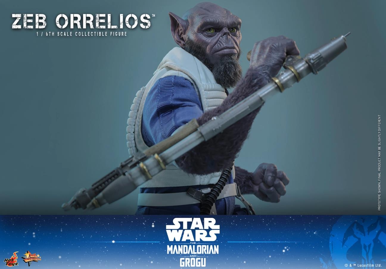 Zeb Orrelios van Hot Toys - MMS876 - Star Wars: The Mandalorian & Grogu 1/6 schaal actiefiguur