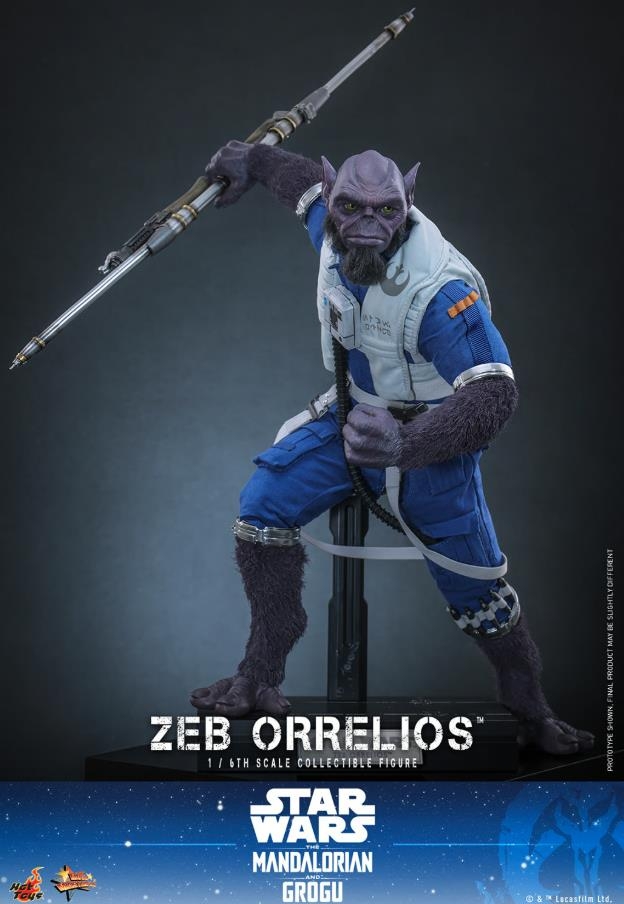 Zeb Orrelios van Hot Toys - MMS876 - Star Wars: The Mandalorian & Grogu 1/6 schaal actiefiguur