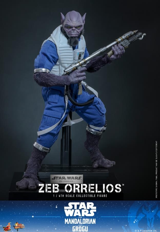 Zeb Orrelios van Hot Toys - MMS876 - Star Wars: The Mandalorian & Grogu 1/6 schaal actiefiguur