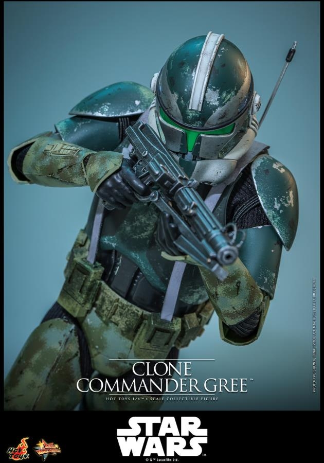 Clone Commander Gree van Hot Toys - MMS877 - Star Wars Episode III: Revenge of the Sith 1/6 schaal actiefiguur