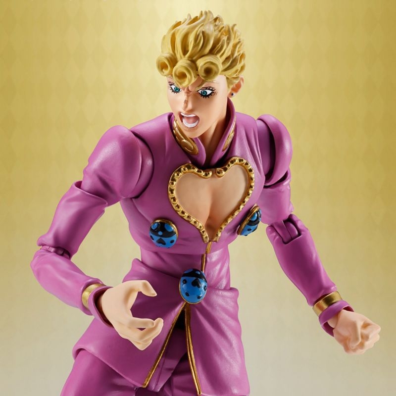 Giorno Giovanna SH Figuarts par Bandai Tamashii Nations - figurine JoJo's Bizarre Adventure: The Golden Wind de 15 cm