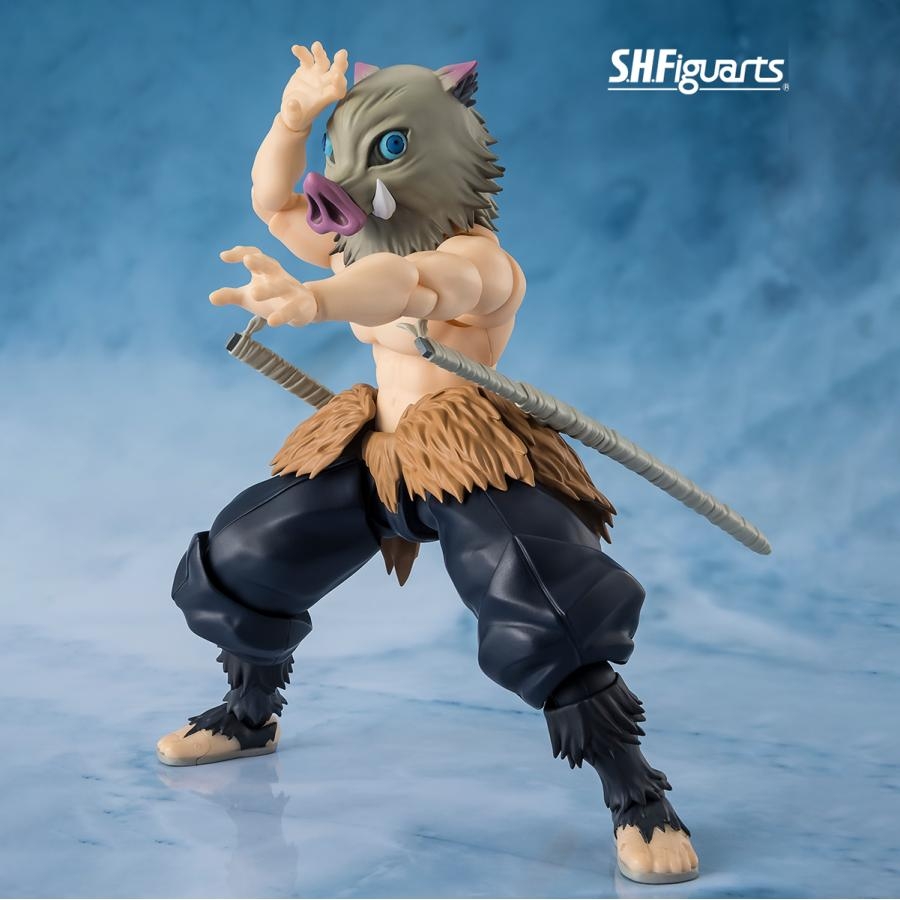 Inosuke Hashibira SH Figuarts van Bandai Tamashii Nations - Demon Slayer: Kimetsu no Yaiba 14 cm actiefiguur
