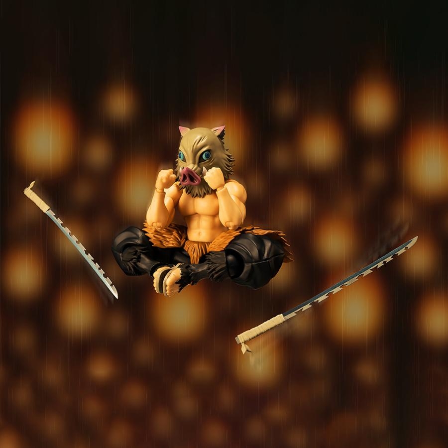 Inosuke Hashibira SH Figuarts by Bandai Tamashii Nations - Demon Slayer: Kimetsu no Yaiba 14 cm action figure