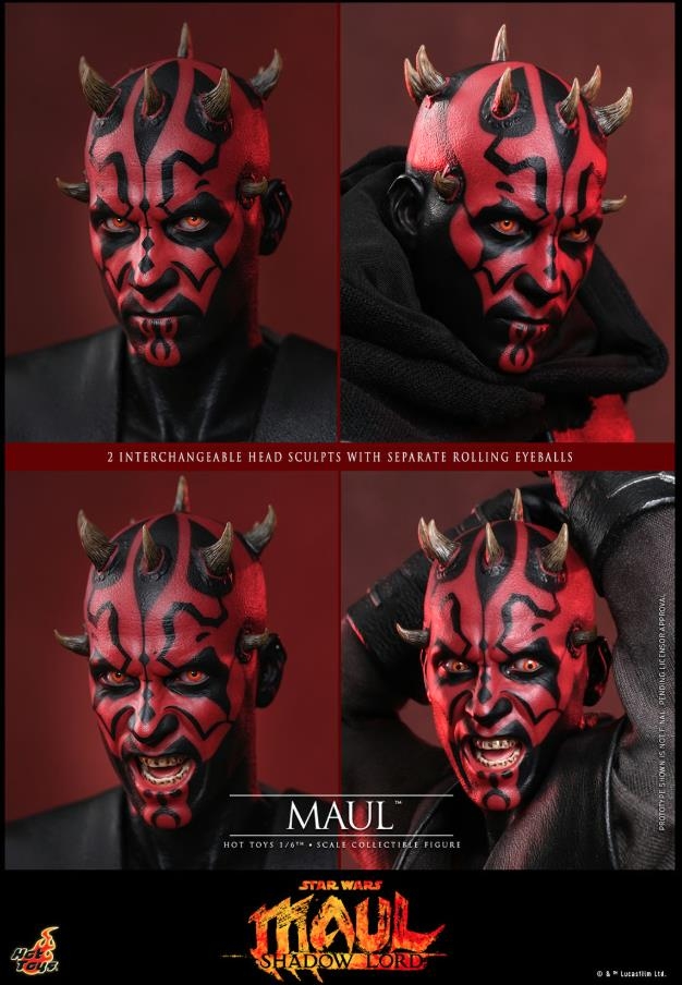 Maul van Hot Toys - TMS187 - Star Wars: Maul – Shadow Lord 1/6 schaal actiefiguur