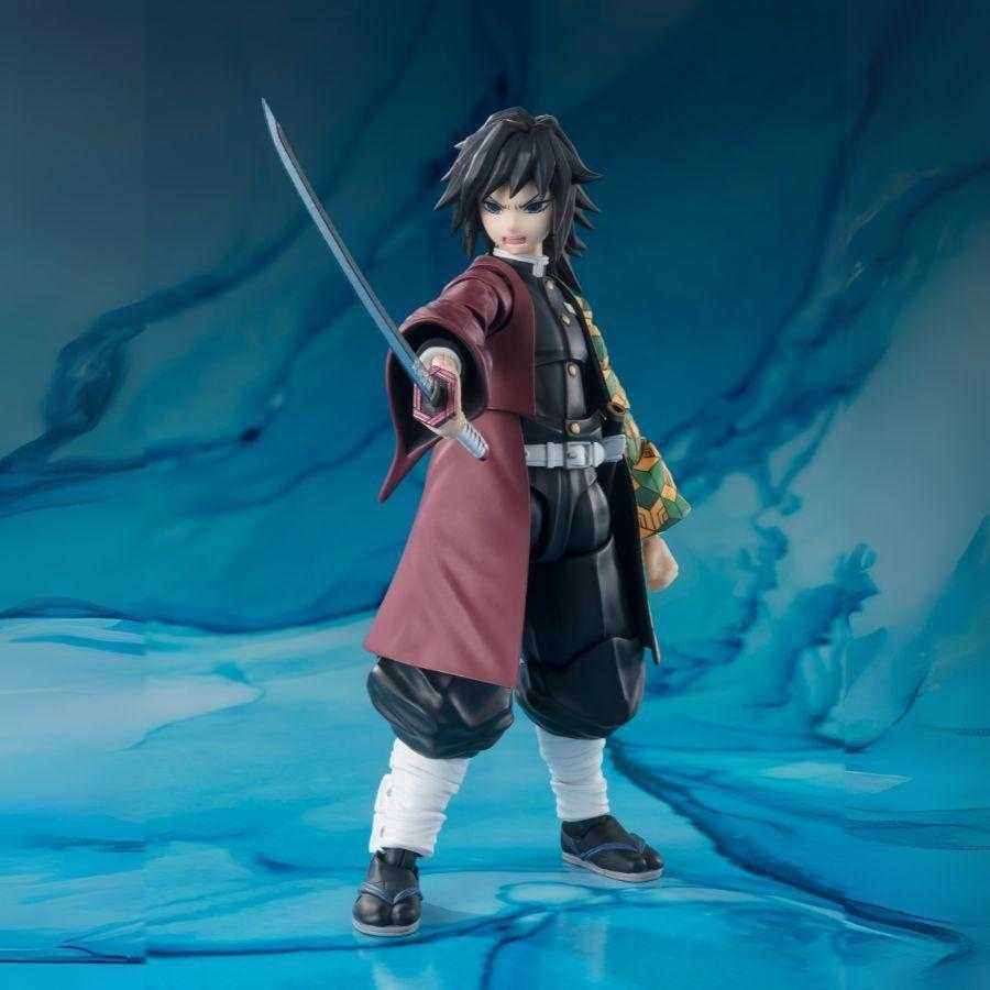 Giyu Tomioka SH Figuarts van Bandai Tamashii Nations - Demon Slayer: Kimetsu no Yaiba 15 cm actiefiguur