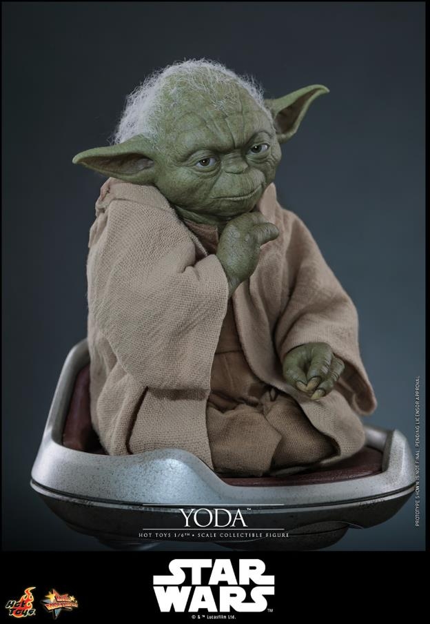 Yoda van Hot Toys - MMS878 - Star Wars Episode III: Revenge of the Sith 1/6 schaal actiefiguur