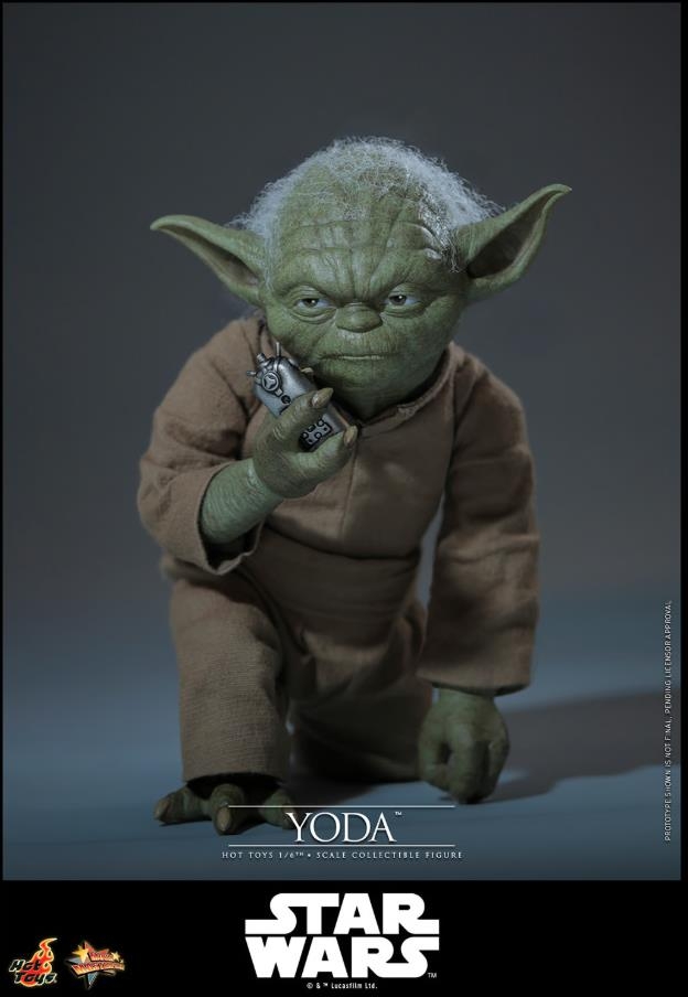 Yoda van Hot Toys - MMS878 - Star Wars Episode III: Revenge of the Sith 1/6 schaal actiefiguur