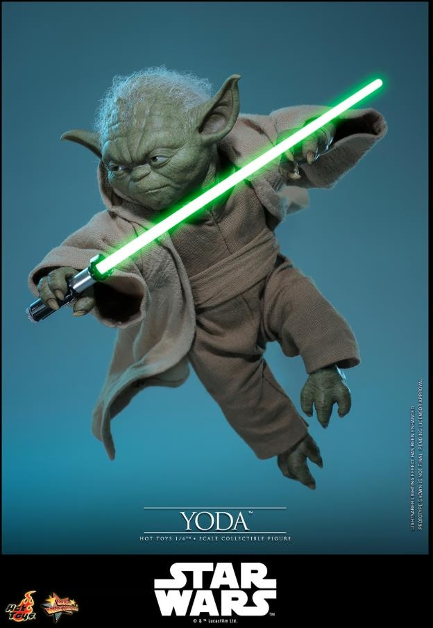 Yoda par Hot Toys - MMS878 - figurine 1/6 Star Wars Episode III: Revenge of the Sith de 14 cm