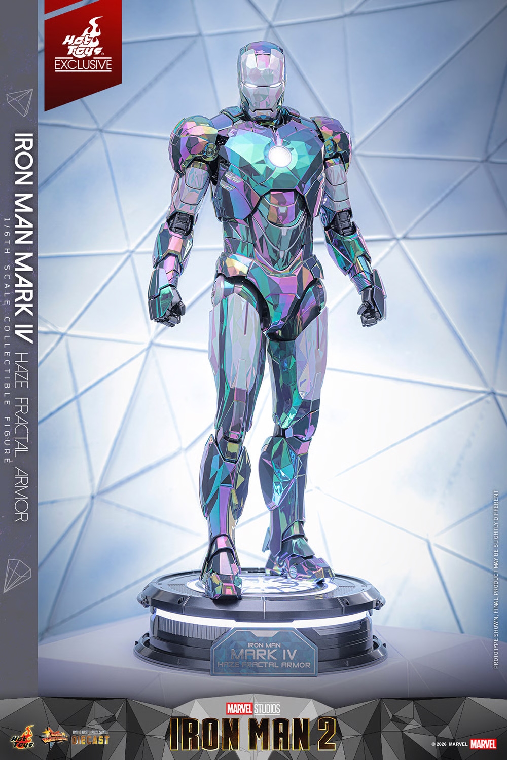 Iron Man Mark IV (Haze Fractal Armor) by Hot Toys - MMS855D79 - Iron Man 2 1/6 scale action figure