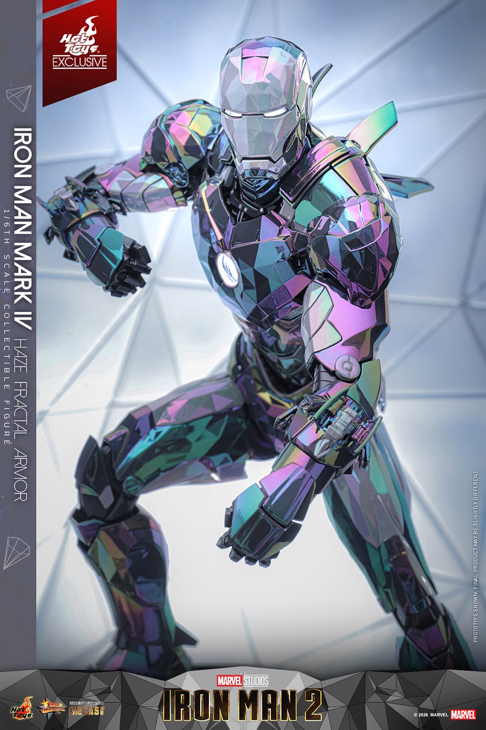Iron Man Mark IV (Haze Fractal Armor) par Hot Toys - MMS855D79 - figurine 1/6 Iron Man 2 de 33 cm