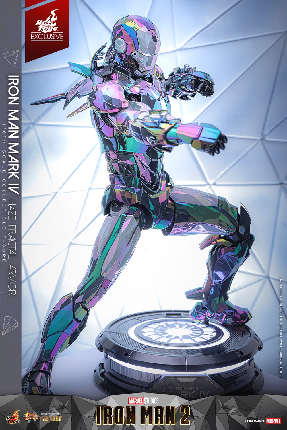 Iron Man Mark IV (Haze Fractal Armor) von Hot Toys - MMS855D79 - Iron Man 2 1/6 Maßstab Actionfigur