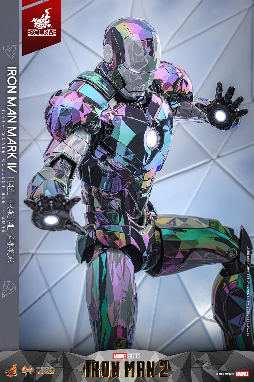 Iron Man Mark IV (Haze Fractal Armor) von Hot Toys - MMS855D79 - Iron Man 2 1/6 Maßstab Actionfigur