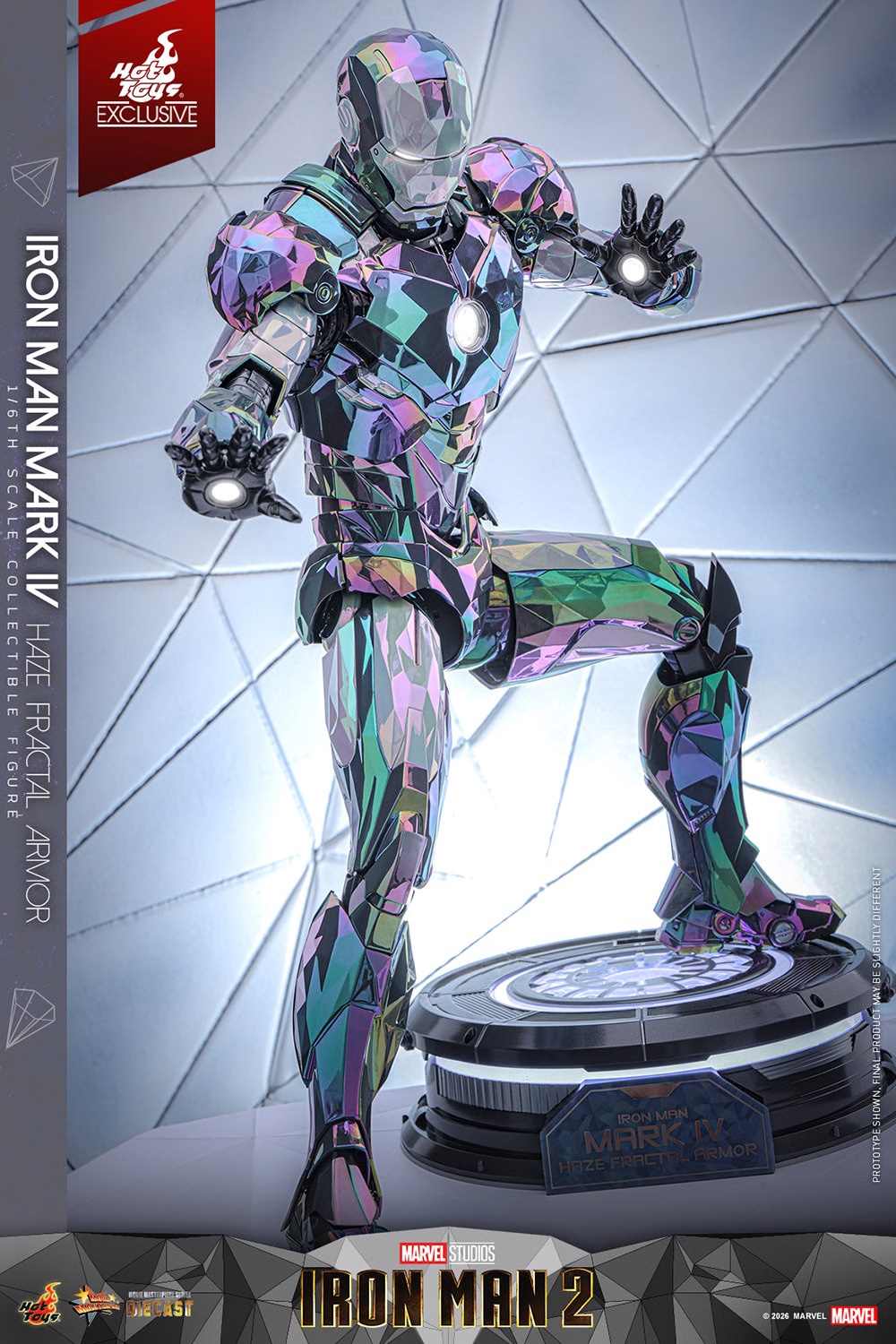 Iron Man Mark IV (Haze Fractal Armor) by Hot Toys - MMS855D79 - Iron Man 2 1/6 scale action figure