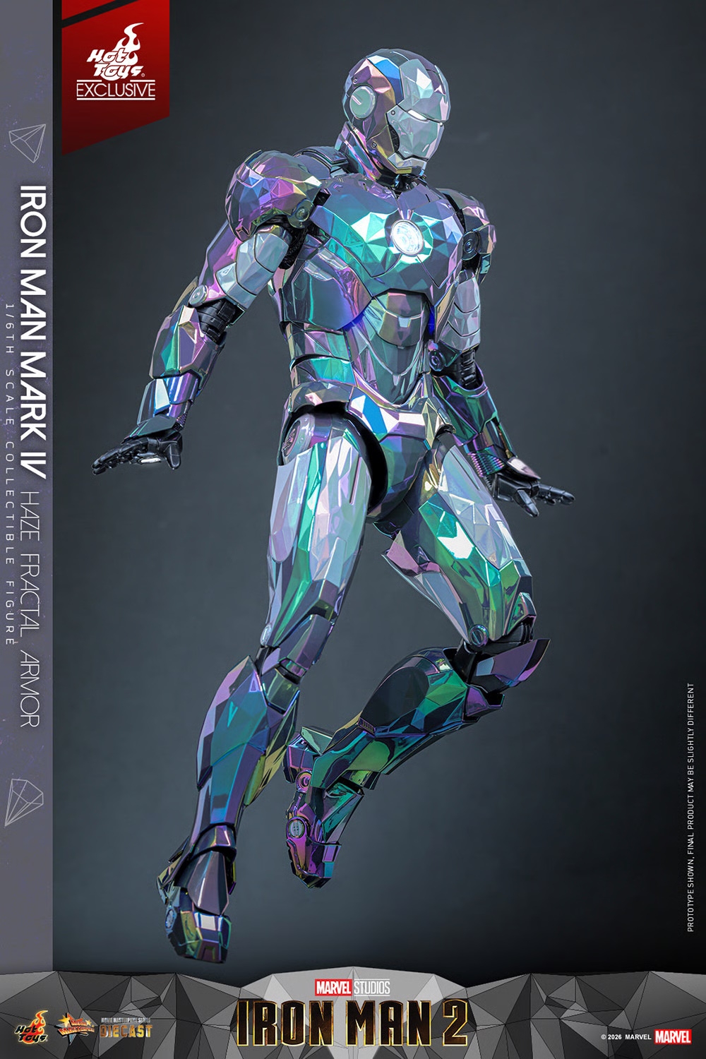 Iron Man Mark IV (Haze Fractal Armor) by Hot Toys - MMS855D79 - Iron Man 2 1/6 scale action figure
