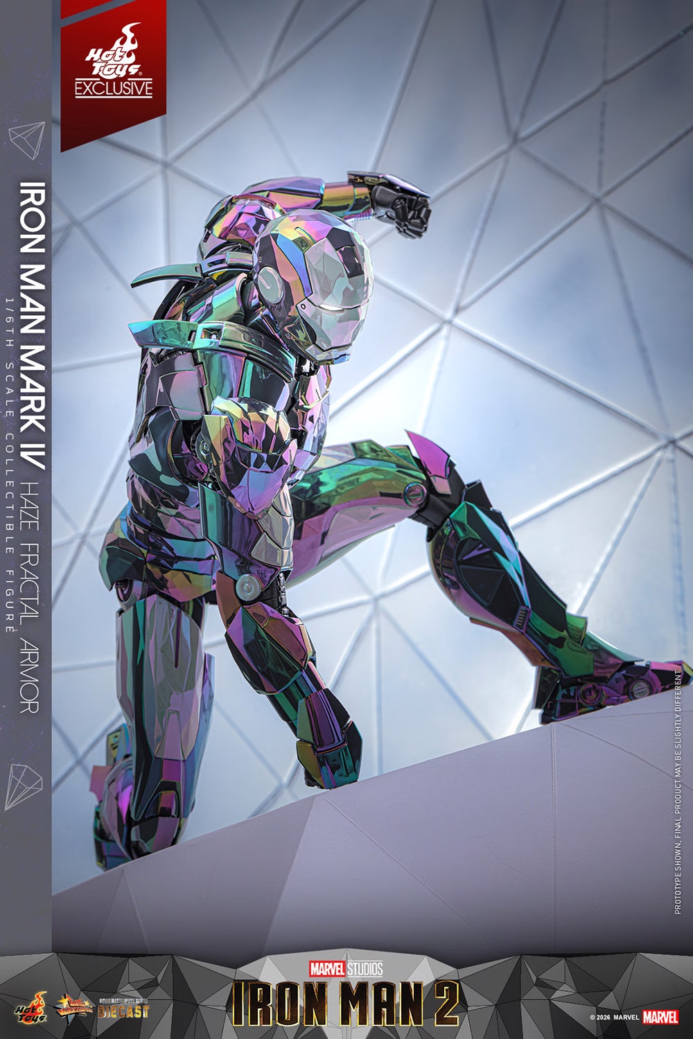Iron Man Mark IV (Haze Fractal Armor) von Hot Toys - MMS855D79 - Iron Man 2 1/6 Maßstab Actionfigur