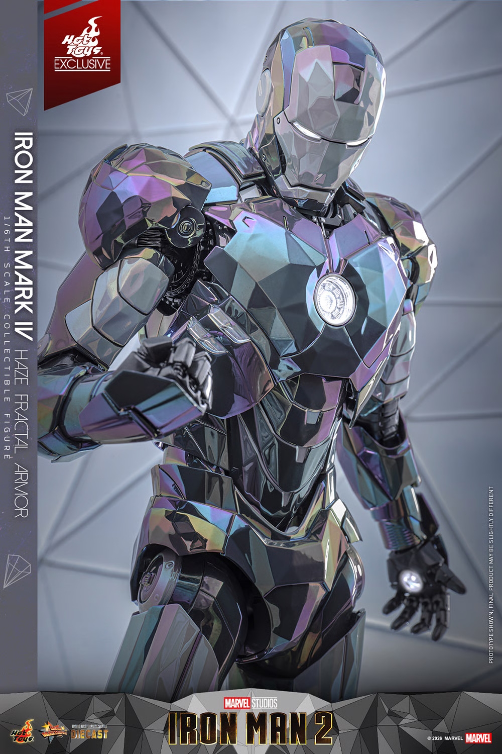 Iron Man Mark IV (Haze Fractal Armor) von Hot Toys - MMS855D79 - Iron Man 2 1/6 Maßstab Actionfigur