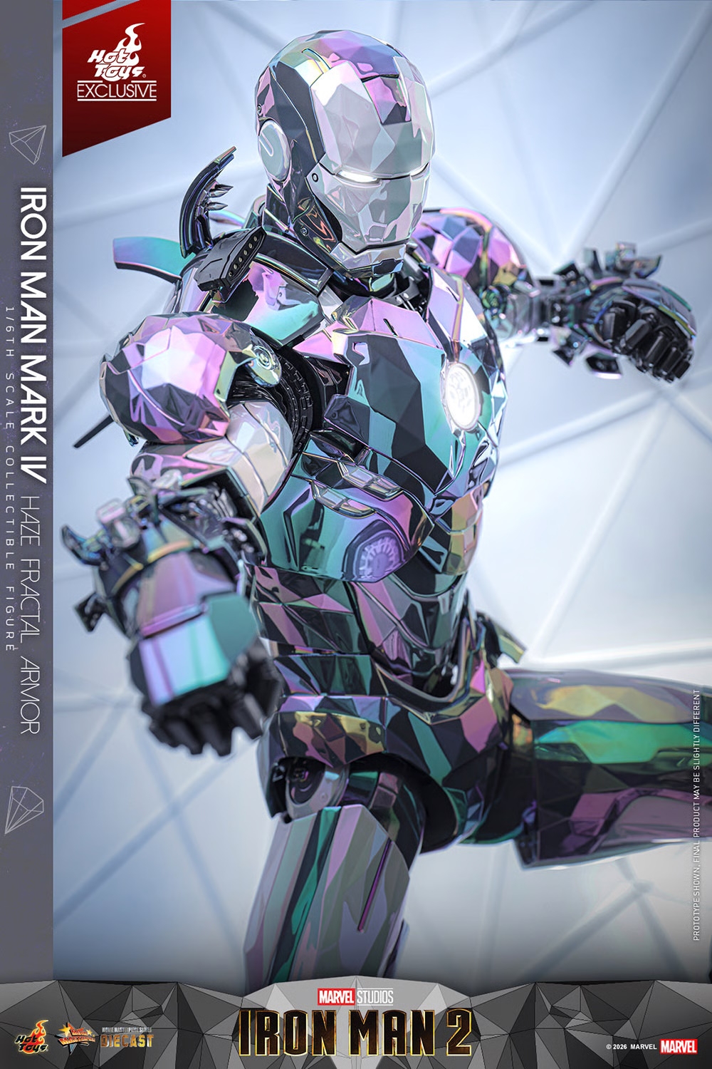 Iron Man Mark IV (Haze Fractal Armor) by Hot Toys - MMS855D79 - Iron Man 2 1/6 scale action figure