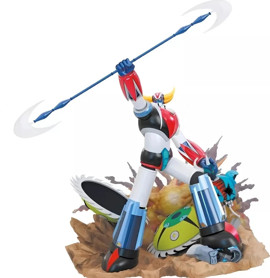 Grendizer and Gin Gin (Combat) van Plastoy - Grendizer 25 cm figuur