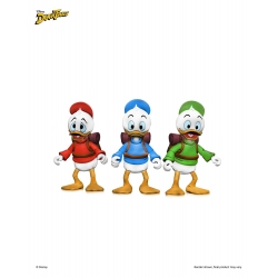 Huey Dewey e Louie Ultimate di Neca - Action figure di DuckTales da 18 cm