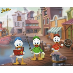 Huey Dewey e Louie Ultimate di Neca - Action figure di DuckTales da 18 cm