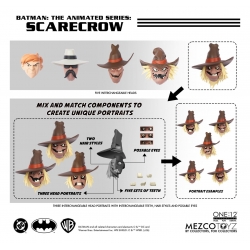 Scarecrow One:12 van Mezco - Batman Animated 1/12 schaal actiefiguur