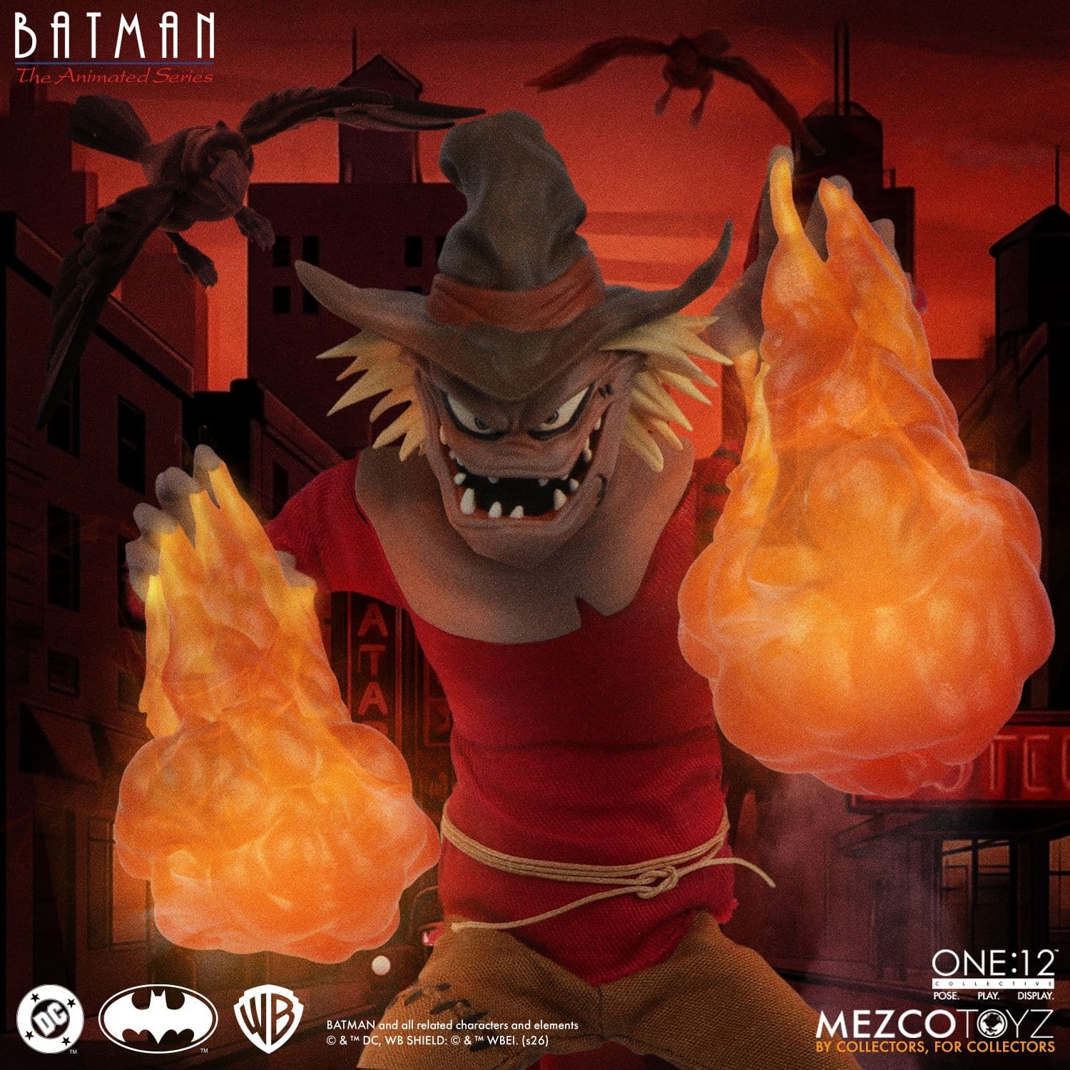 Scarecrow One:12 by Mezco - Batman Animated 1/12 scale action figure