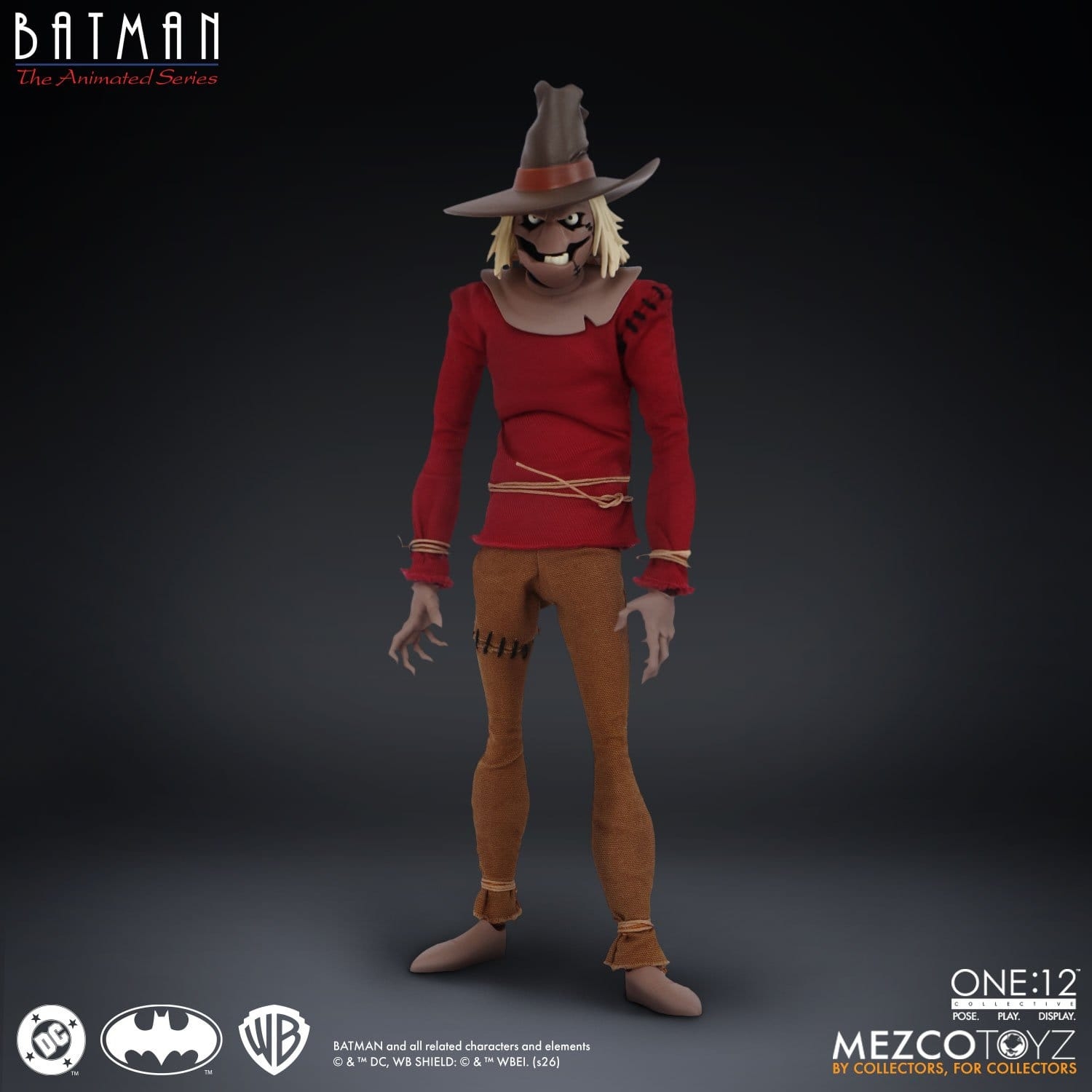 Scarecrow One:12 van Mezco - Batman Animated 1/12 schaal actiefiguur