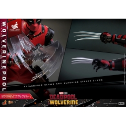 Wolverinepool Exclusive par Hot Toys - MMS857 - figurine 1/6 Deadpool and Wolverine de 31 cm