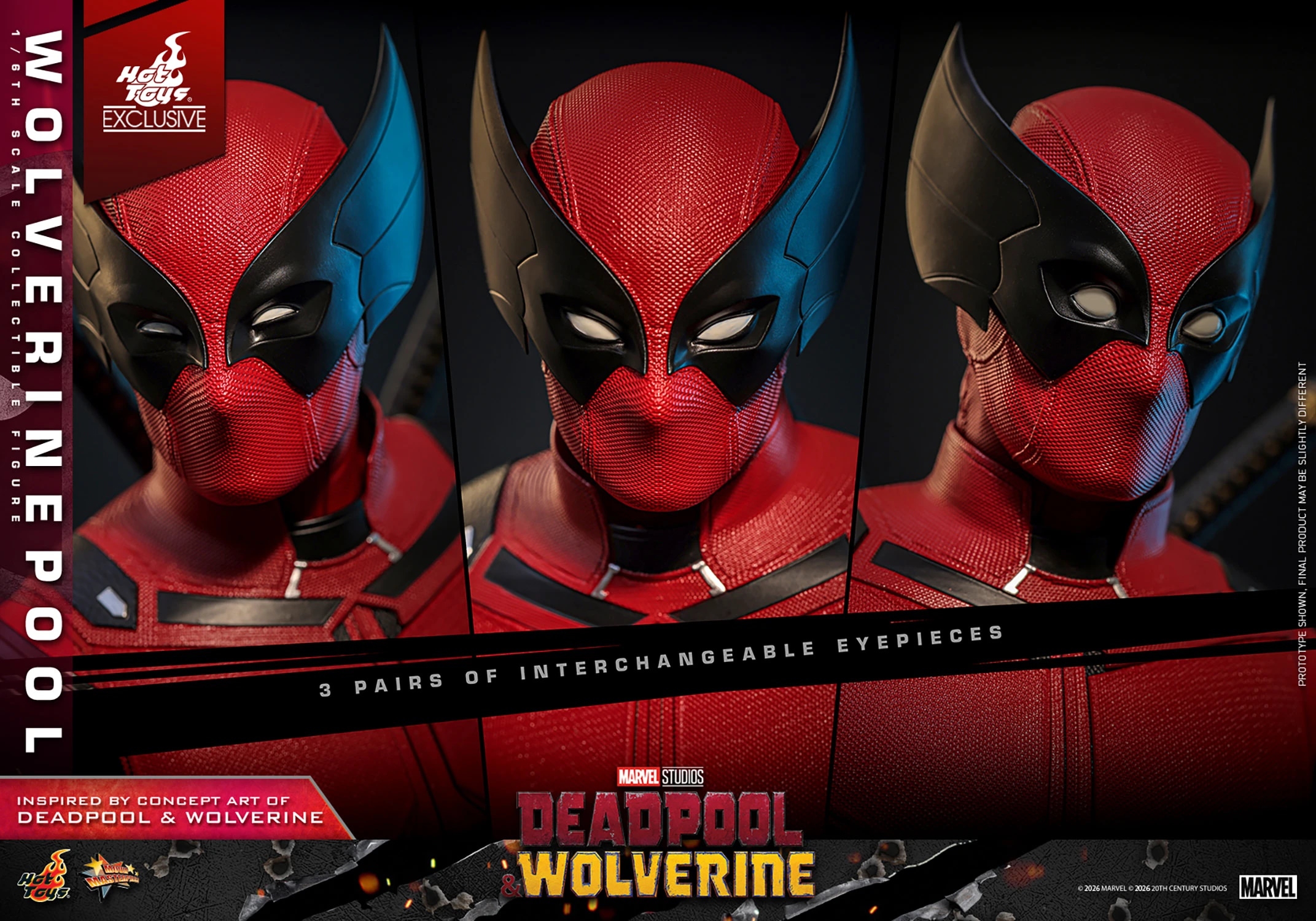 Wolverinepool von Hot Toys Exclusive version - MMS857 - Deadpool and Wolverine 1/6 Maßstab Actionfigur