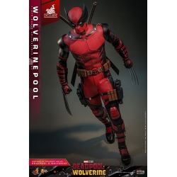 Wolverinepool Exclusive par Hot Toys - MMS857 - figurine 1/6 Deadpool and Wolverine de 31 cm