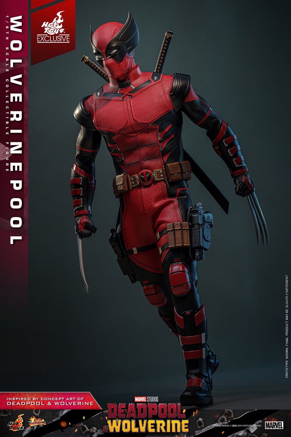 Wolverinepool Exclusive by Hot Toys - MMS857 - Deadpool and Wolverine 1/6 scale action figure