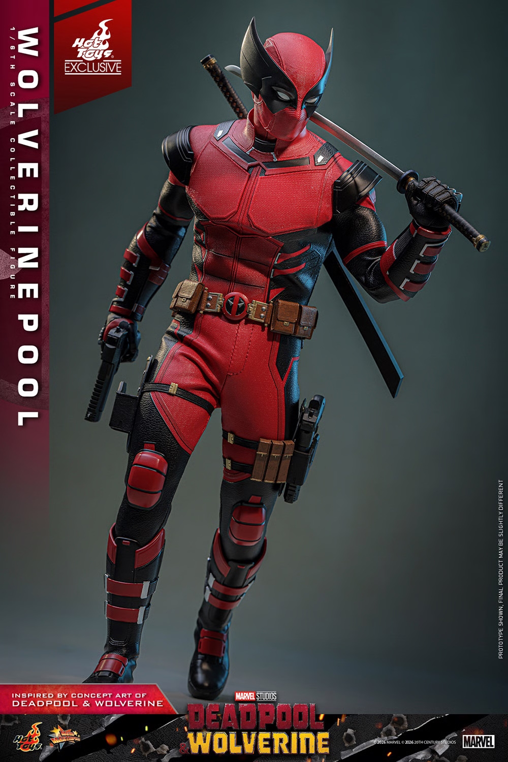 Wolverinepool Exclusive by Hot Toys - MMS857 - Deadpool and Wolverine 1/6 scale action figure