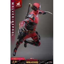 Wolverinepool Exclusive par Hot Toys - MMS857 - figurine 1/6 Deadpool and Wolverine de 31 cm