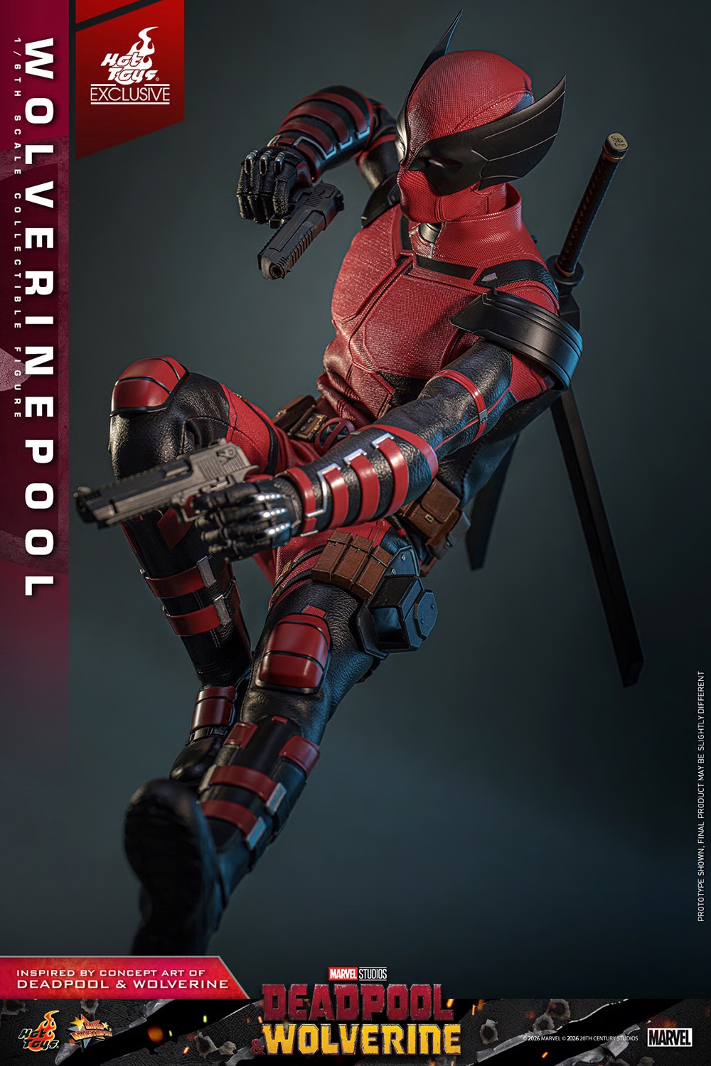 Wolverinepool Exclusive by Hot Toys - MMS857 - Deadpool and Wolverine 1/6 scale action figure