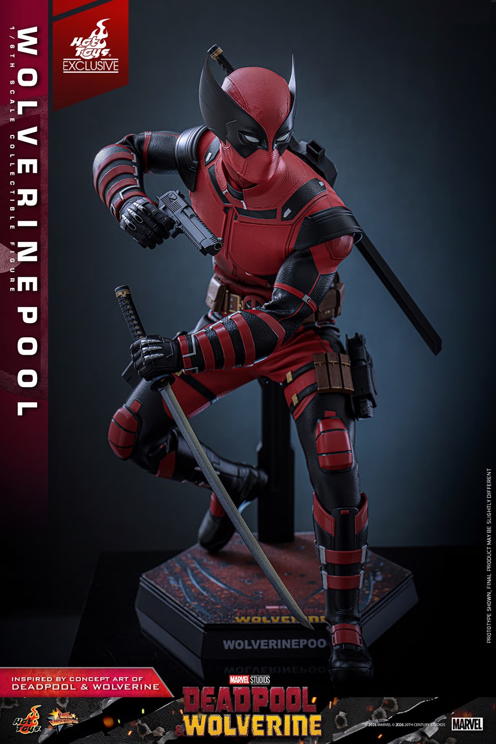 Wolverinepool van Hot Toys Exclusive version - MMS857 - Deadpool and Wolverine 1/6 schaal actiefiguur