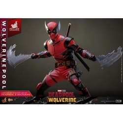Wolverinepool Exclusive par Hot Toys - MMS857 - figurine 1/6 Deadpool and Wolverine de 31 cm
