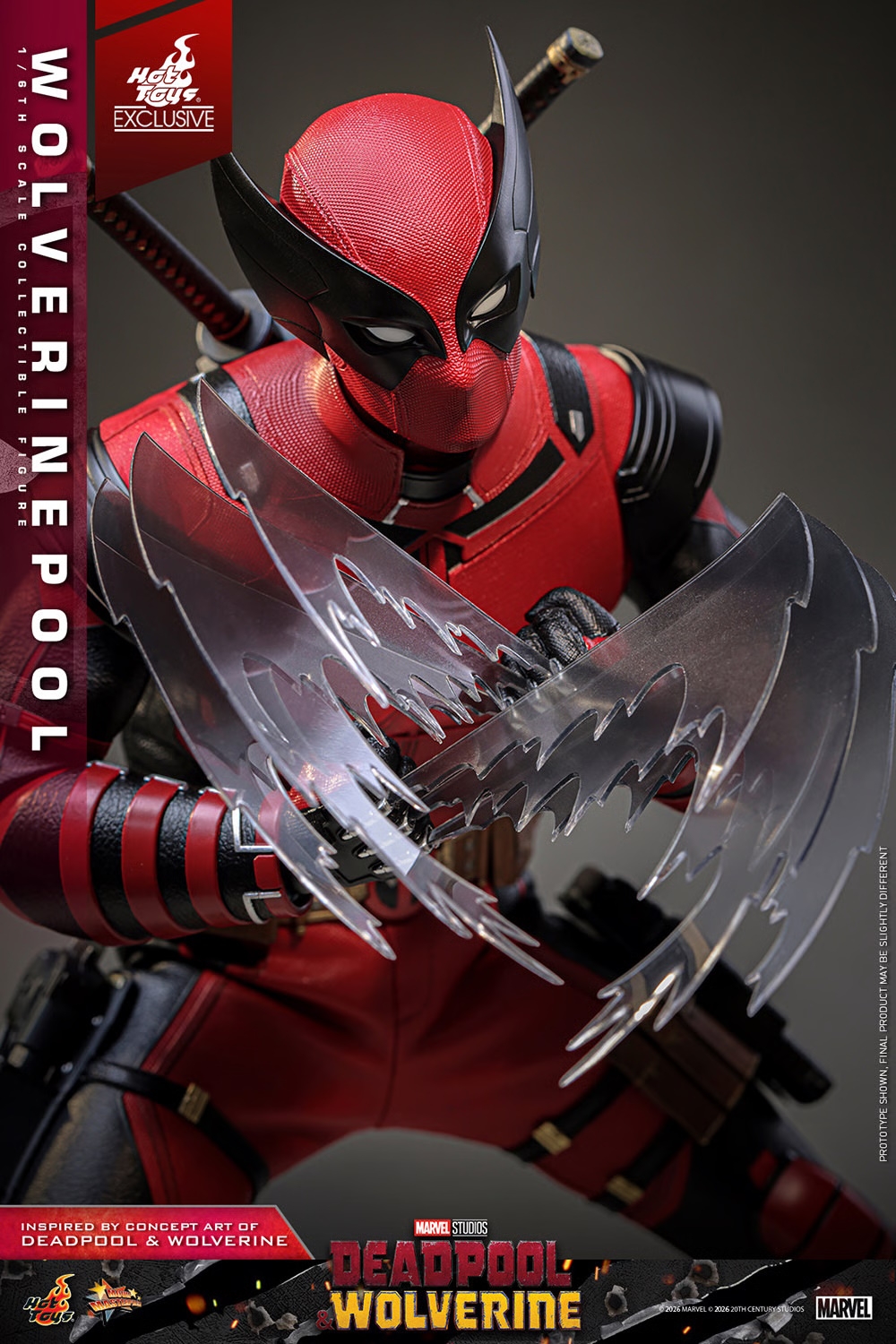 Wolverinepool van Hot Toys Exclusive version - MMS857 - Deadpool and Wolverine 1/6 schaal actiefiguur