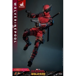 Wolverinepool Exclusive par Hot Toys - MMS857 - figurine 1/6 Deadpool and Wolverine de 31 cm