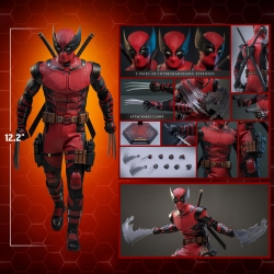 Wolverinepool Exclusive par Hot Toys - MMS857 - figurine 1/6 Deadpool and Wolverine de 31 cm