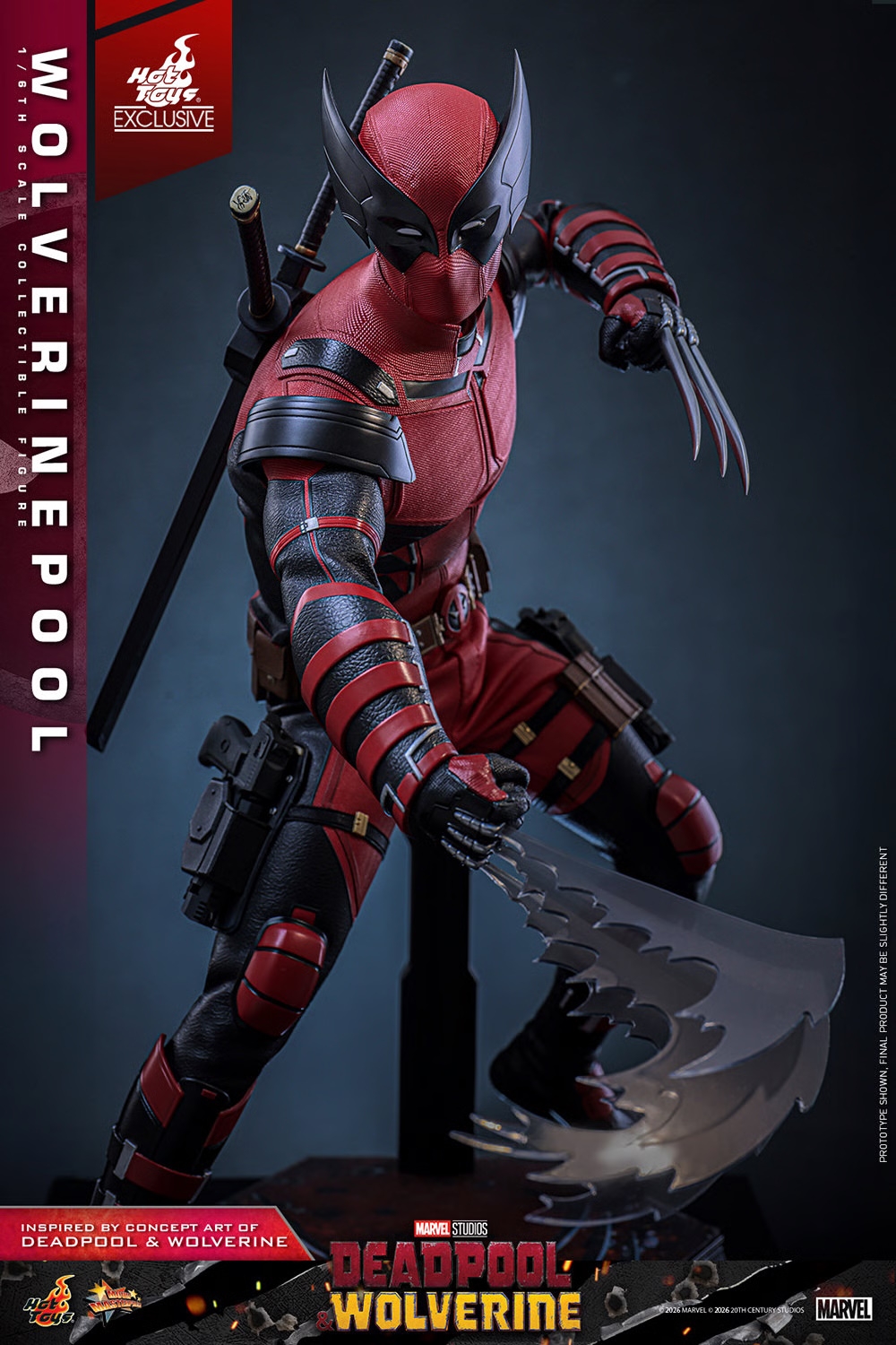 Wolverinepool van Hot Toys Exclusive version - MMS857 - Deadpool and Wolverine 1/6 schaal actiefiguur