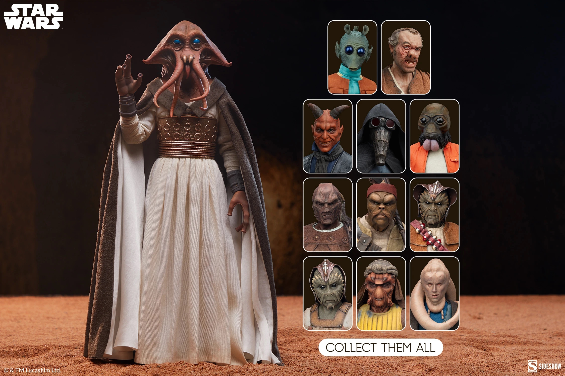 Tessek Sixth Scale von Sideshow Collectibles - Star Wars : Return Of The Jedi 1/6 Maßstab Actionfigur