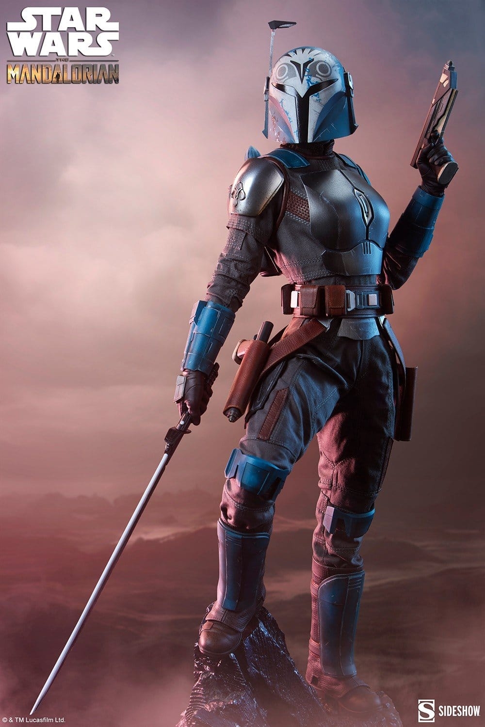Bo-Katan Kryze Premium Format van Sideshow Collectibles Collector version - Star Wars : The Mandalorian 1/4 schaal standbeeld