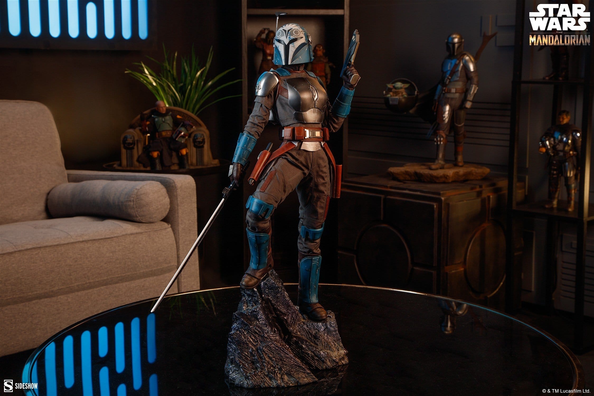 Bo-Katan Kryze Premium Format Collector by Sideshow Collectibles - Star Wars : The Mandalorian 1/4 scale statue