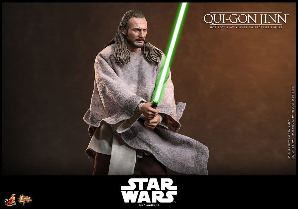 Qui-Gon Jinn Collector par Hot Toys - MMS880 - figurine 1/6 Star Wars Episode I : The Phantom Menace de 32 cm