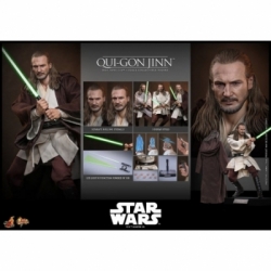 Qui-Gon Jinn Collector par Hot Toys - MMS880 - figurine 1/6 Star Wars Episode I : The Phantom Menace de 32 cm